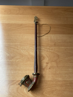Keramická fajfka, délka troubele 29 cm