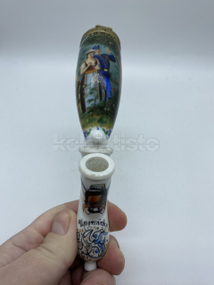 Porcelánová vojenská fajfka PĚŠÁK