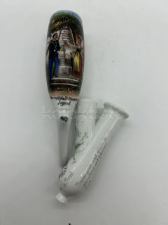 Porcelánová vojenská fajfka PĚŠÁK