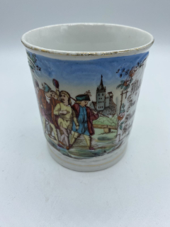 Porcelánový hrnek s básničkou a plastikou