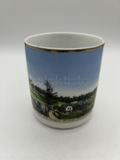 Porcelánový hrnek s obrázekm města DOLLFUSS-KIRCHE HOHE....