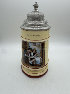 Porcelánový korbel s průsvitkou