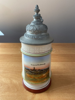 Porcelánový korbel s průsvitkou GRUSS AUS TIRCHENREUTH