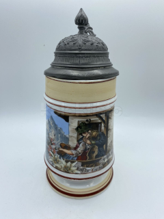 Porcelánový korbel s průsvitkou