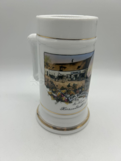 Porcelánový korbel FIRMA HERZENDACHT WEIDLING s průsvitkou