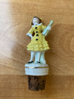 Porcelánová zátka na láhev