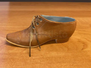 Porcelánová bota - jehelníček