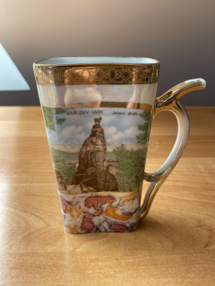 Porcelánový lázeňský pohárek