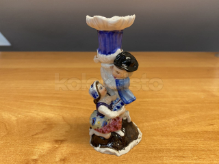 Porcelánový svícen DĚTI