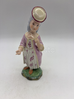 Porcelánová soška děvčátka zn. HÖSCHTS NĚMECKO