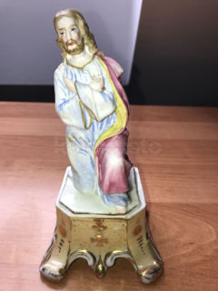 Porcelánová soška Krista, biskvit