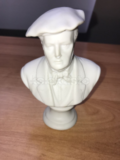 Porcelánová busta Richard Wágner, biskvit