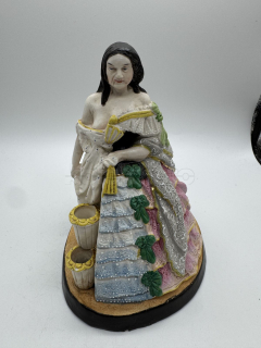 Porcelánový stojánek na doutníky ŽENA mladá, stará