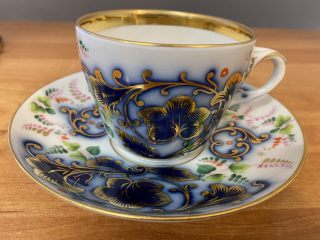 Porcelánový šálek s podšálkem, cena za 1 ks, možno i v páru