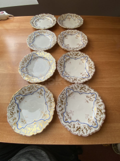 Porcelánový talíř, sada 8 ks