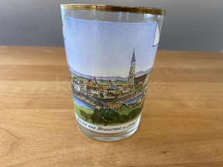 Sklenička s obrázkem BRAUNAU A. INN