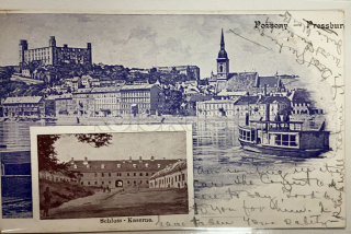 1250 Kč BRA Pohlednice Bratislava KASÁRNA, SVK127950