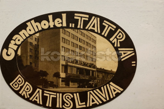 150 Kč BRA Hotelový štítek Bratislava, SVK127972