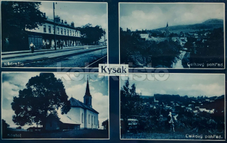 400 Kč KOS Pohlednice Kysak NÁDRAŽÍ, SVK128289