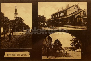 1150 Kč TRE Pohlednice Nové Mesto nad Váhom NÁDRAŽÍ, SVK129417