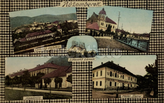 650 Kč ZIL Pohlednice Ružomberok KASÁRNA, HOTELY, OBCHODY, SVK130046