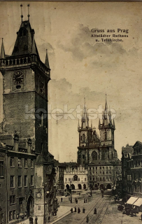 160 Kč ABM Pohlednice Praha 1, CZE100732