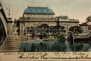 180 Kč ABM Pohlednice Praha 1 DIVADLA, CZE100787