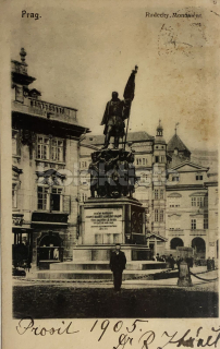 180 Kč ABM Pohlednice Praha 1 POMNÍKY, CZE100791