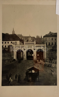 200 Kč ABM Pohlednice Praha 1 BRÁNY, CZE100817