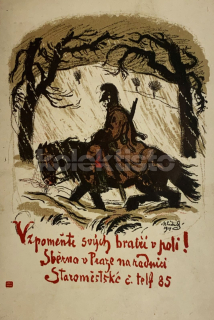 250 Kč ABM Pohlednice Praha 1 1. VÁLKA, CZE100882