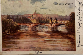 260 Kč ABM Pohlednice Praha 1, CZE100912