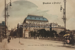 260 Kč ABM Pohlednice Praha 1 DIVADLA, CZE100918