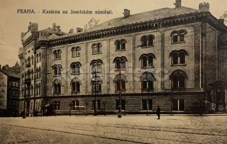 260 Kč ABM Pohlednice Praha 1 KASÁRNY, CZE100919