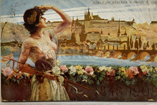 300 Kč ABM Pohlednice Praha 1 SECESE, CZE100964