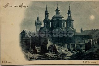 300 Kč ABM Pohlednice Praha 1 ŽIDOVSKÉ, BELLMAN, CZE100978
