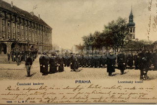 460 Kč ABM Pohlednice Praha 1 KASÁRNY, CZE101248