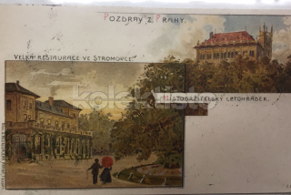 250 Kč ABM Pohlednice Praha 7-Stromovka HOSPODY, CZE102101