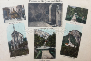 380 Kč BE Pohlednice Svatý Jan pod Skalou, CZE104407