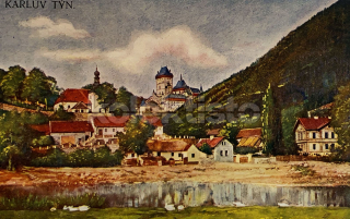 120 Kč BE Pohlednice Karlštejn, CZE104755