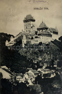 130 Kč BE Pohlednice Karlštejn, CZE104770