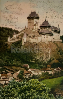 160 Kč BE Pohlednice Karlštejn, CZE104786