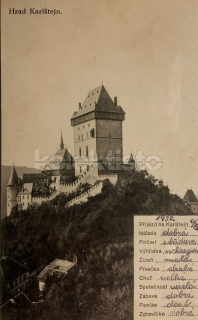 160 Kč BE Pohlednice Karlštejn, CZE104798
