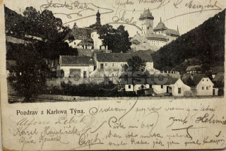 180 Kč BE Pohlednice Karlštejn, CZE104810