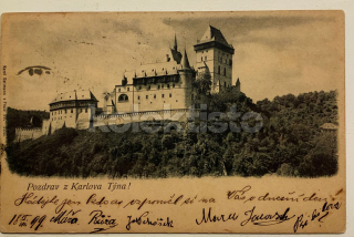 180 Kč BE Pohlednice Karlštejn, CZE104812
