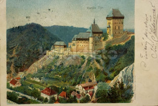 250 Kč BE Pohlednice Karlštejn, CZE104822