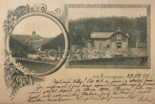 400 Kč BE Pohlednice Karlštejn, CZE104837
