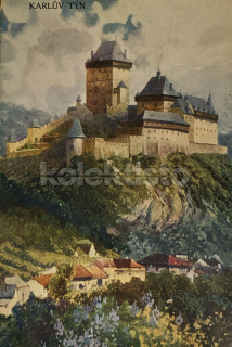 80 Kč BE Pohlednice Karlštejn, CZE104848
