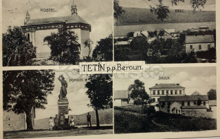 360 Kč BE Pohlednice Tetín, CZE104920