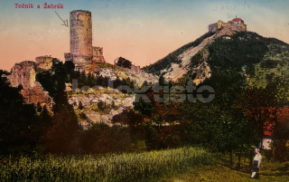 320 Kč BE Pohlednice Točník a Žebrák, CZE104967