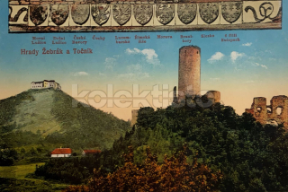 320 Kč BE Pohlednice Točník a Žebrák, CZE104968